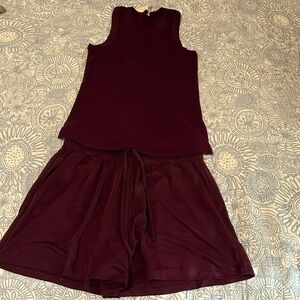 Fabletics Shorts and Racerback Top NEW